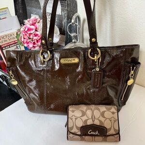 Coach Patent Leather Gallery Tote